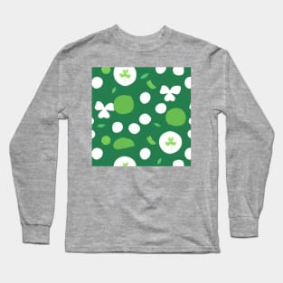 Scattered Clover 2 (MD23Pat005) Long Sleeve T-Shirt